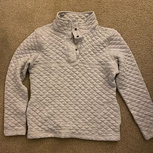 Avalanche Womens Medium Quarter Button Up Sweatshirt